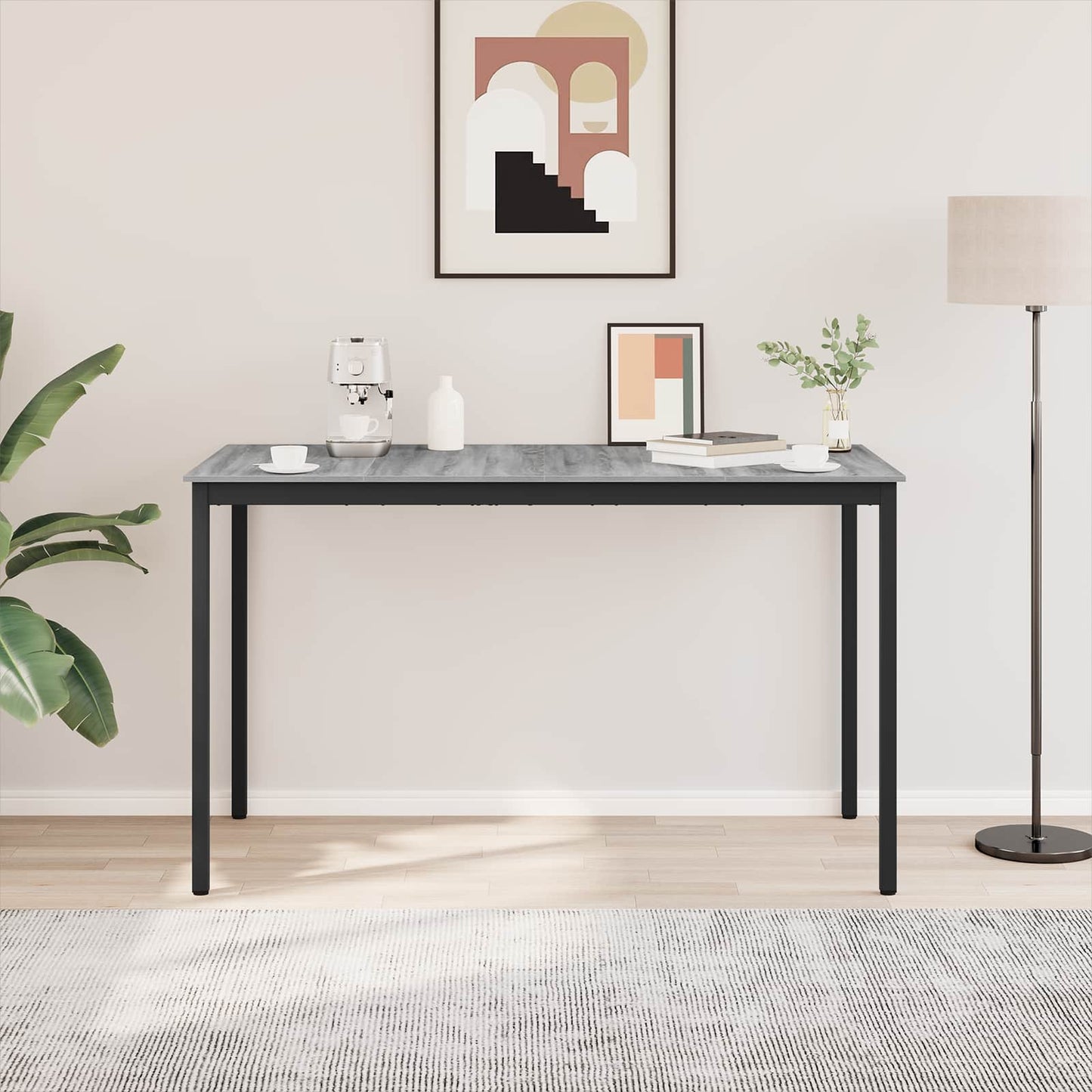 Standing Bar Table Engineered Wood Rectangular