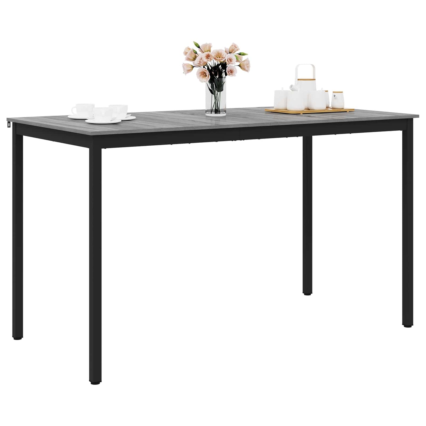 Standing Bar Table Engineered Wood Rectangular