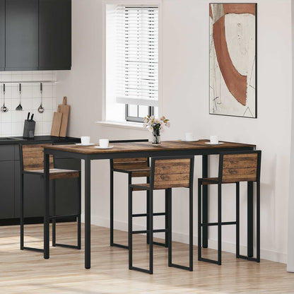 Standing Bar Table Engineered Wood Rectangular