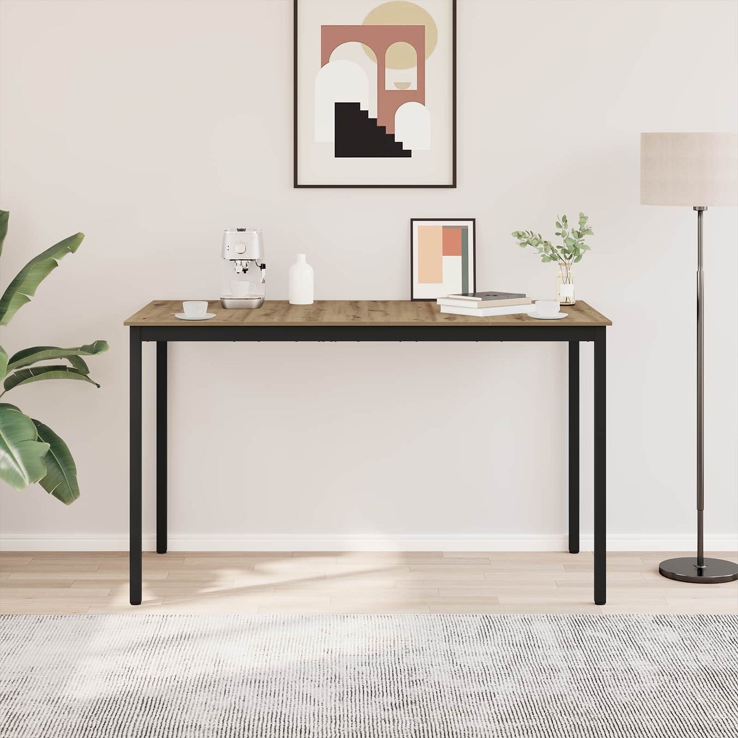 Standing Bar Table Engineered Wood Rectangular