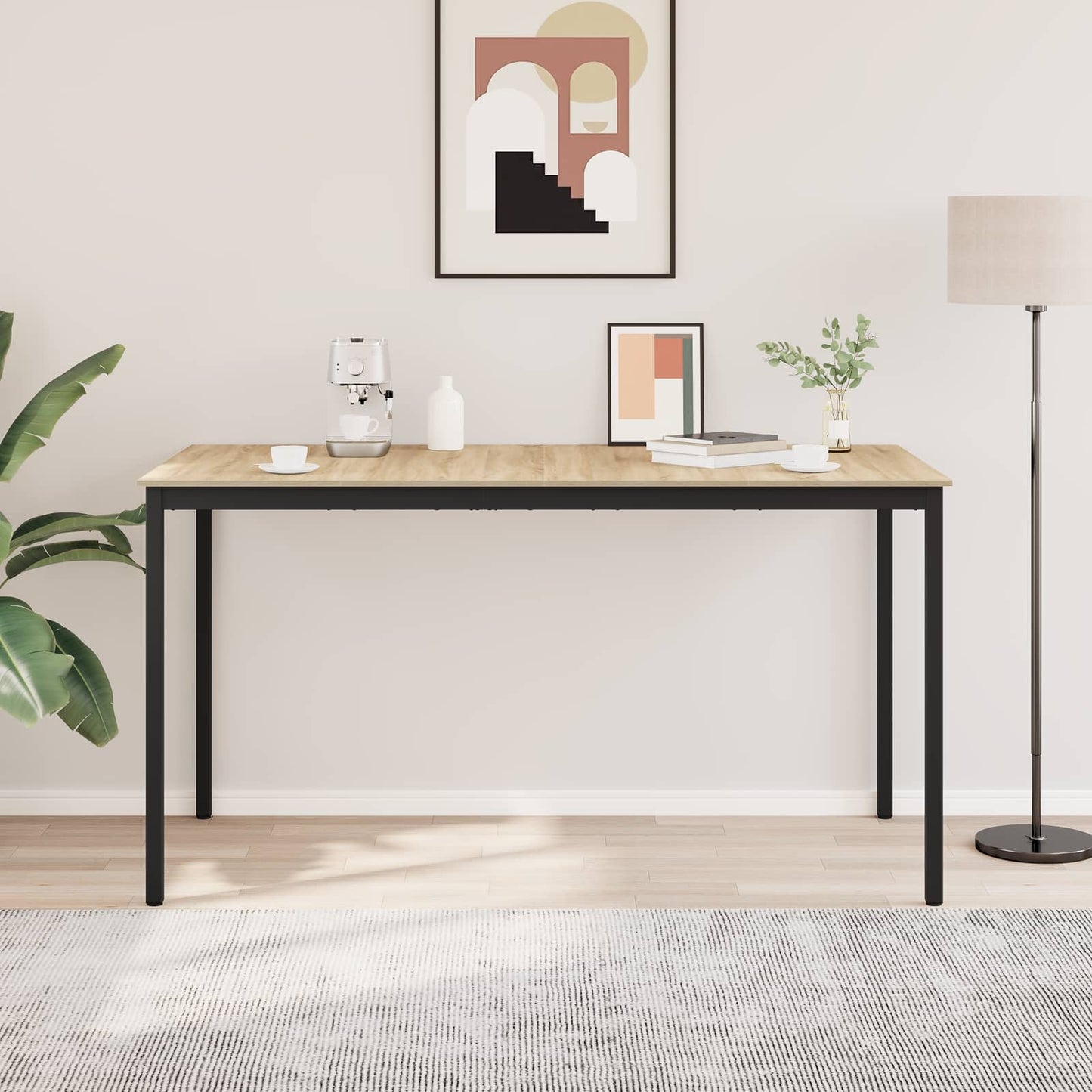 Standing Bar Table Engineered Wood Rectangular