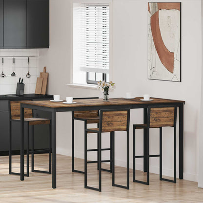 Standing Bar Table Engineered Wood Rectangular