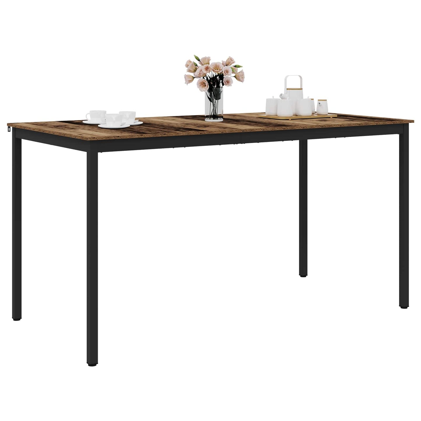 Standing Bar Table Engineered Wood Rectangular