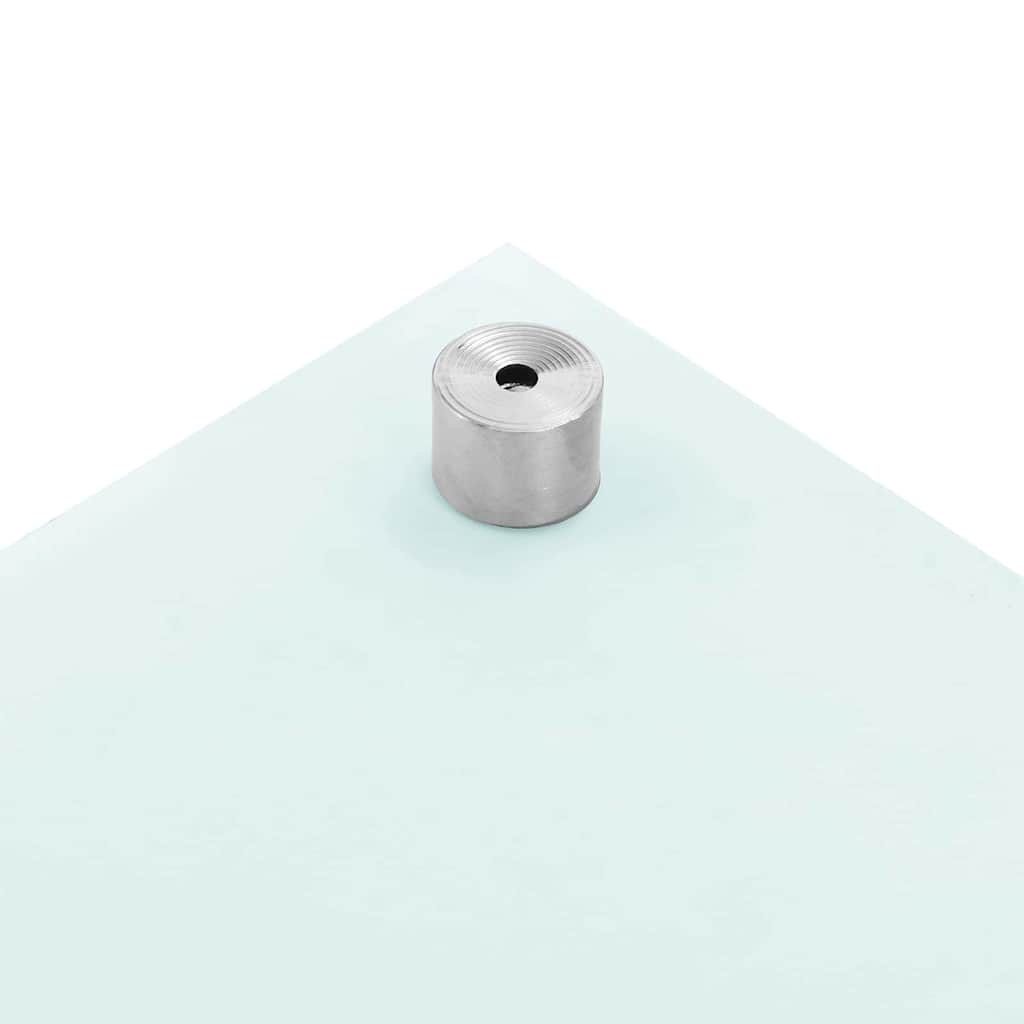 Kitchen Backsplash 2 pcs White 100 x 40 cm Tempered Glass
