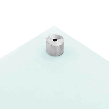 Kitchen Backsplash 2 pcs White 100 x 40 cm Tempered Glass