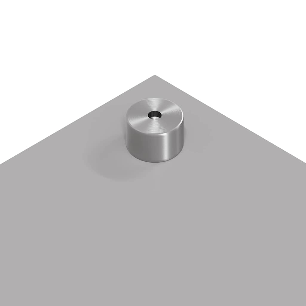 Kitchen Backsplash 2 pcs Light Grey 100 x 50 cm Tempered Glass