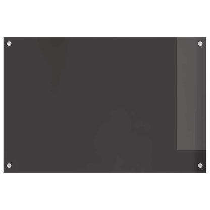 Kitchen Backsplash 2 pcs Dark Grey 90 x 60 cm Tempered Glass