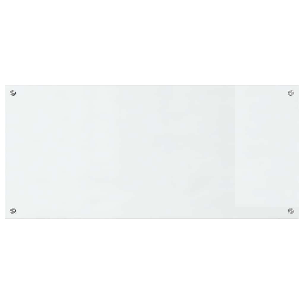 Kitchen Backsplash 2 pcs Transparent 110 x 50 cm Tempered Glass