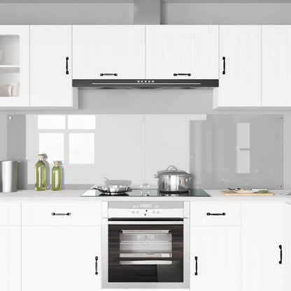 Kitchen Backsplash 2 pcs Transparent 110 x 60 cm Tempered Glass