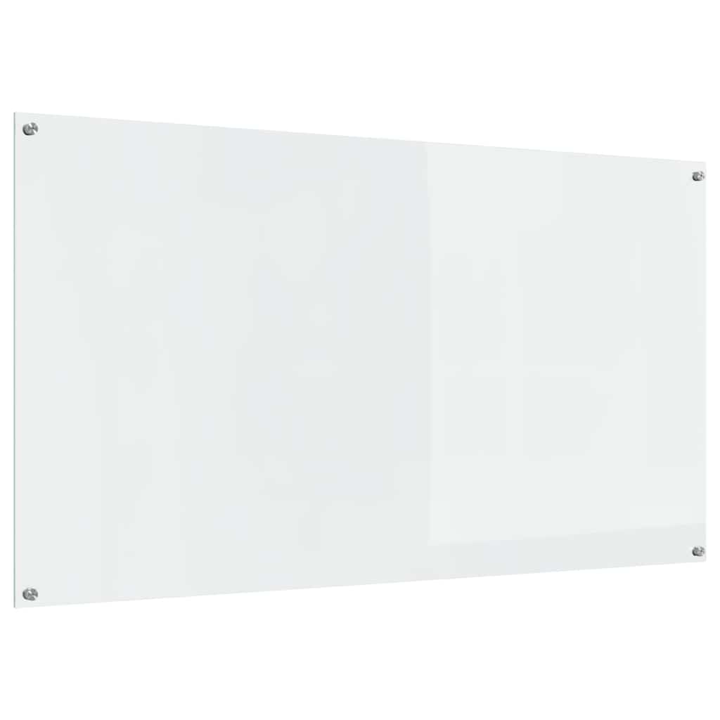 Kitchen Backsplash 2 pcs Transparent 110 x 60 cm Tempered Glass