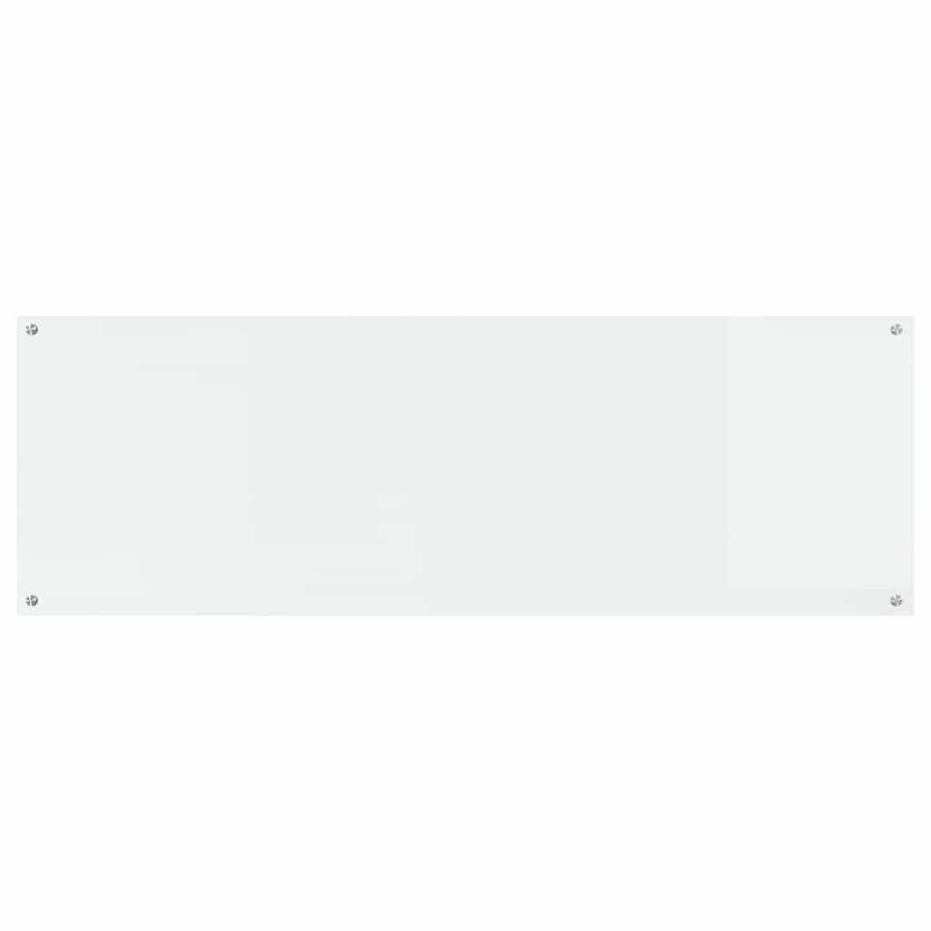 Kitchen Backsplash 2 pcs Transparent 120 x 40 cm Tempered Glass