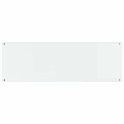 Kitchen Backsplash 2 pcs Transparent 120 x 40 cm Tempered Glass