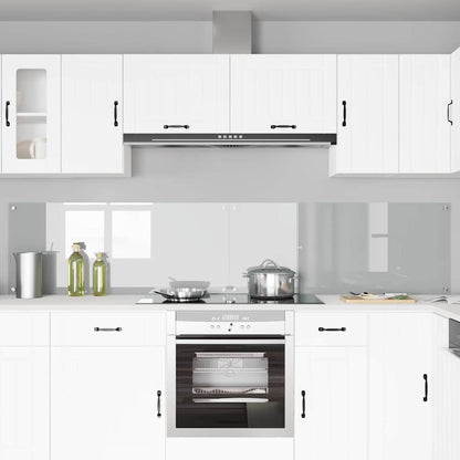 Kitchen Backsplash 2 pcs Transparent 120 x 50 cm Tempered Glass