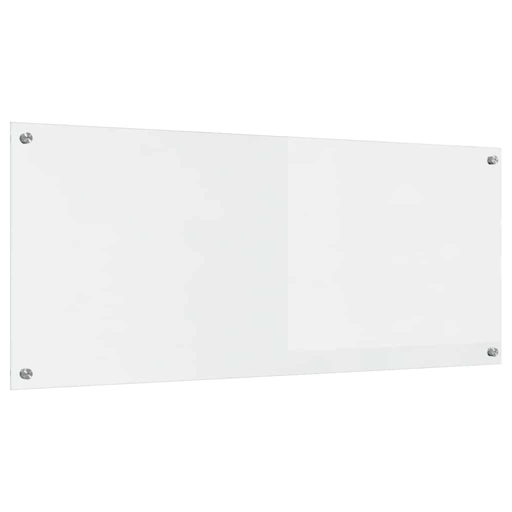 Kitchen Backsplash 2 pcs Transparent 120 x 50 cm Tempered Glass