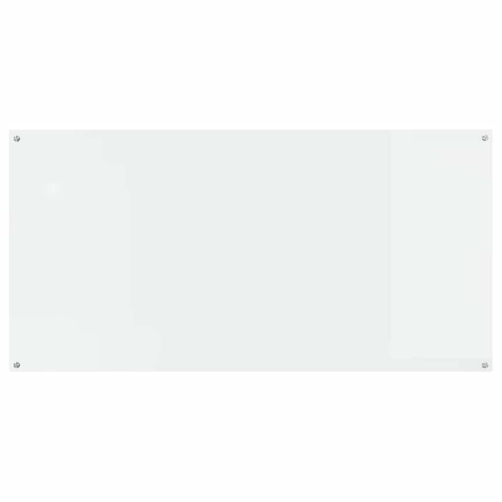 Kitchen Backsplash 2 pcs Transparent 120 x 60 cm Tempered Glass