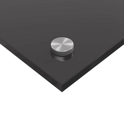 Kitchen Backsplash 2 pcs Dark Grey 110 x 60 cm Tempered Glass
