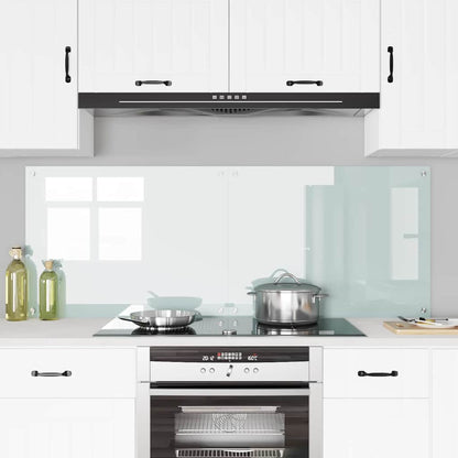 Kitchen Backsplash 2 pcs White 80 x 60 cm Tempered Glass