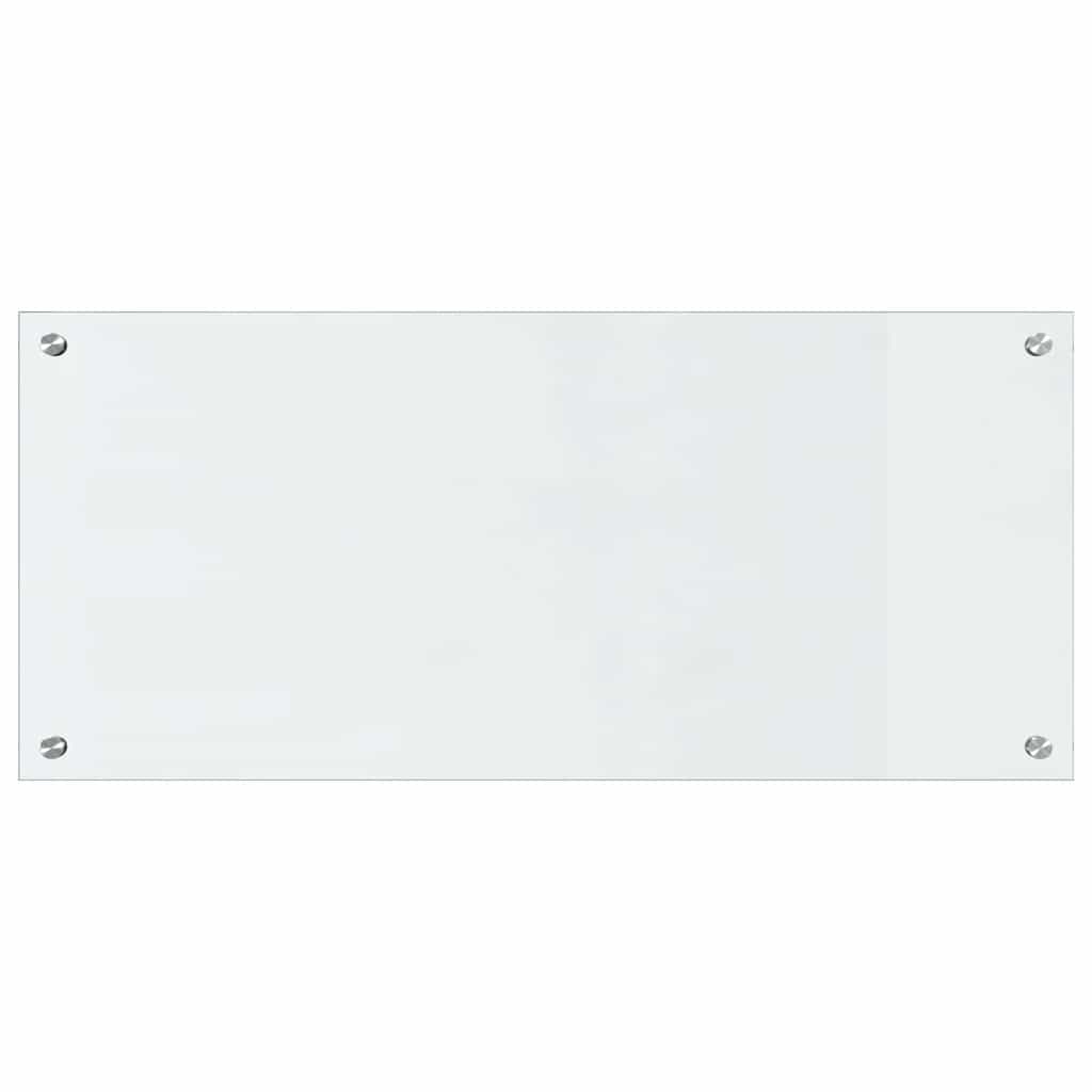 Kitchen Backsplash 2 pcs Transparent 90 x 40 cm Tempered Glass
