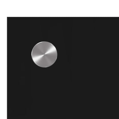 Kitchen Backsplash 2 pcs Black 90 x 50 cm Tempered Glass