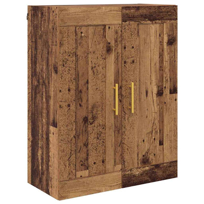 Wall-mounted Cabinet 2 pcs Old Wood 69.5 x 34 x 90 cm