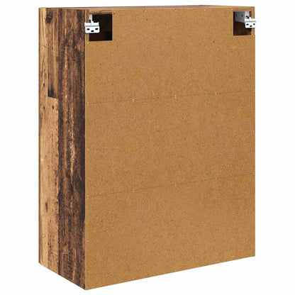 Wall-mounted Cabinet 2 pcs Old Wood 69.5 x 34 x 90 cm