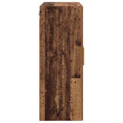 Wall-mounted Cabinet 2 pcs Old Wood 69.5 x 34 x 90 cm