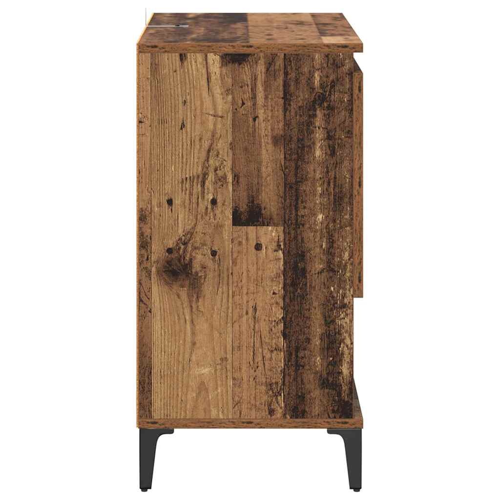 Sideboards 3 pcs Old Wood 60 x 35 x 70 cm Engineered Wood