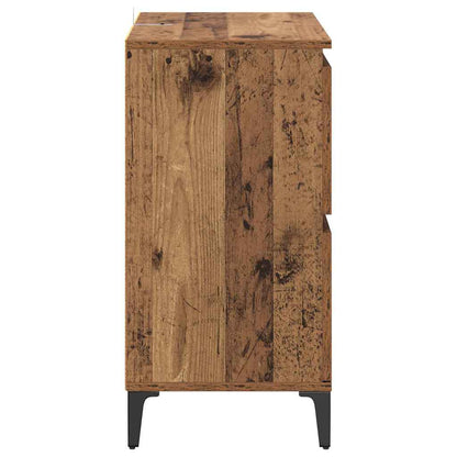 Sideboards 3 pcs Old Wood 60 x 35 x 70 cm Engineered Wood