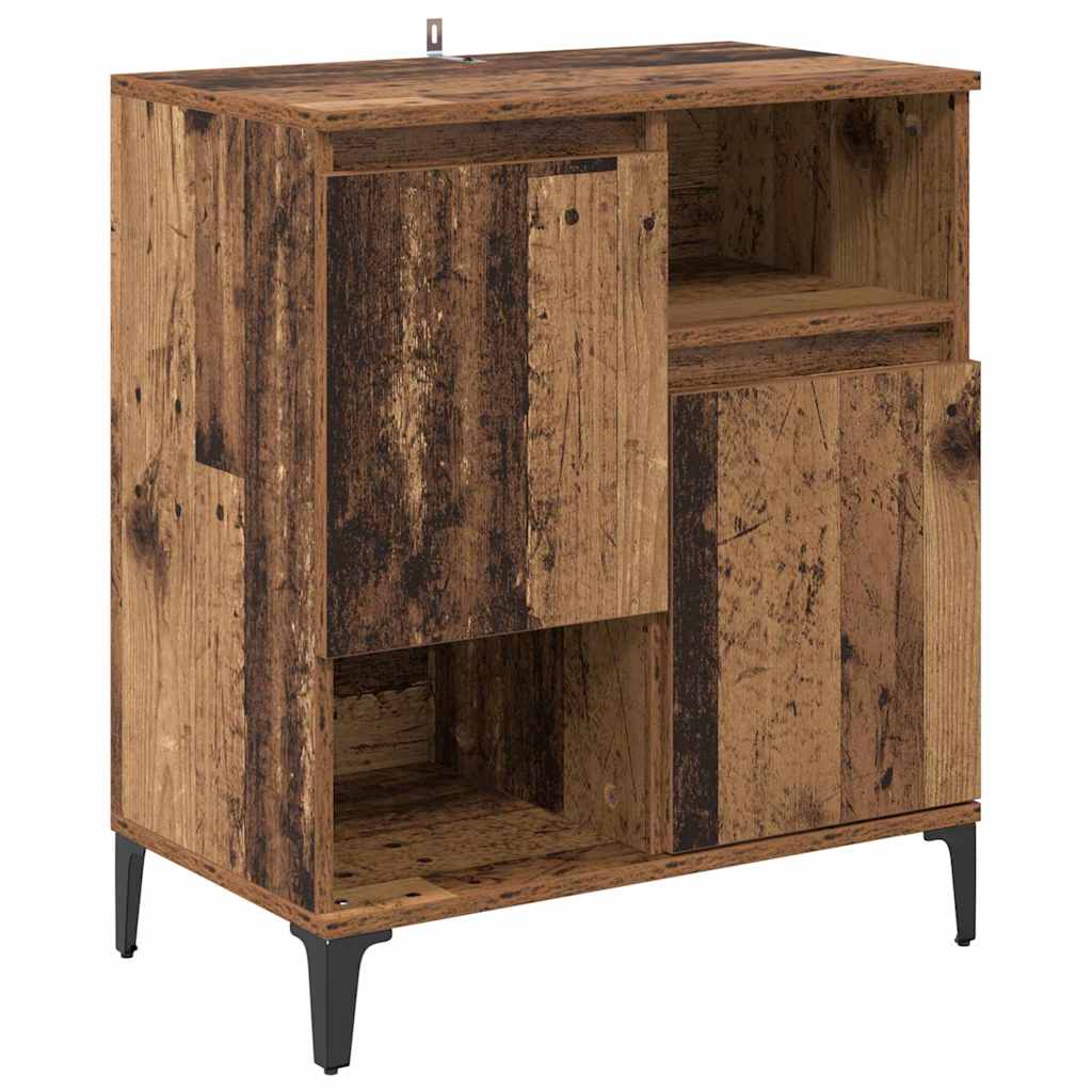 Sideboards 2 pcs Old Wood 60 x 35 x 70 cm Engineered Wood