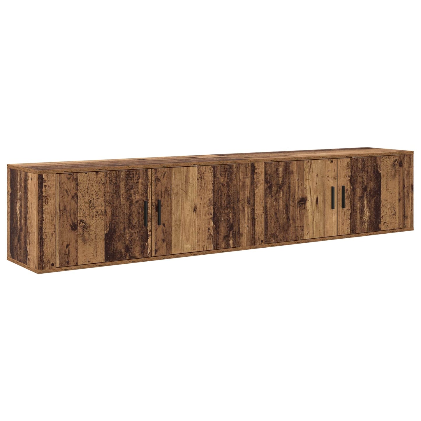 Wall-mounted TV Cabinet Set 2 pcs Old Wood 100 x 34.5 x 40 cm