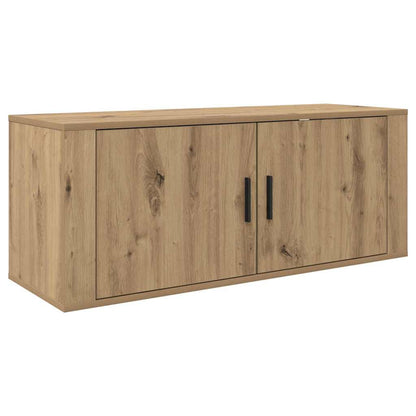 Wall-mounted TV Cabinet Set 3 pcs Artisan Oak Engineered Wood
