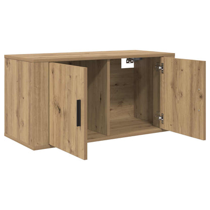 Wall-mounted TV Cabinet Set 2 pcs Artisan Oak 80 x 34.5 x 40 cm
