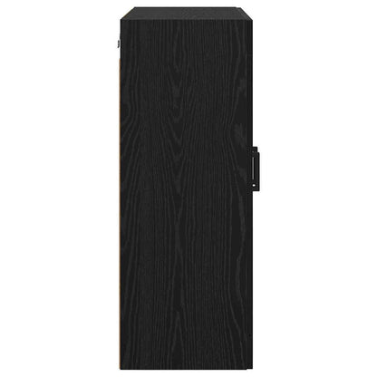Wall-mounted Cabinet 2 pcs Black Oak 69.5 x 34 x 90 cm