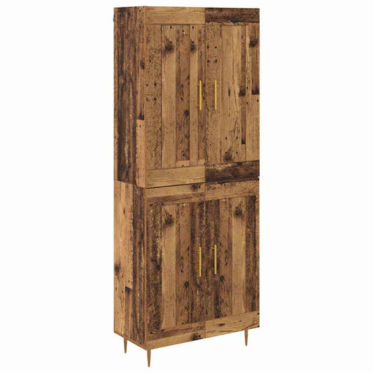 Highboard Old Wood 69.5 x 34 x 180 cm Engineered Wood