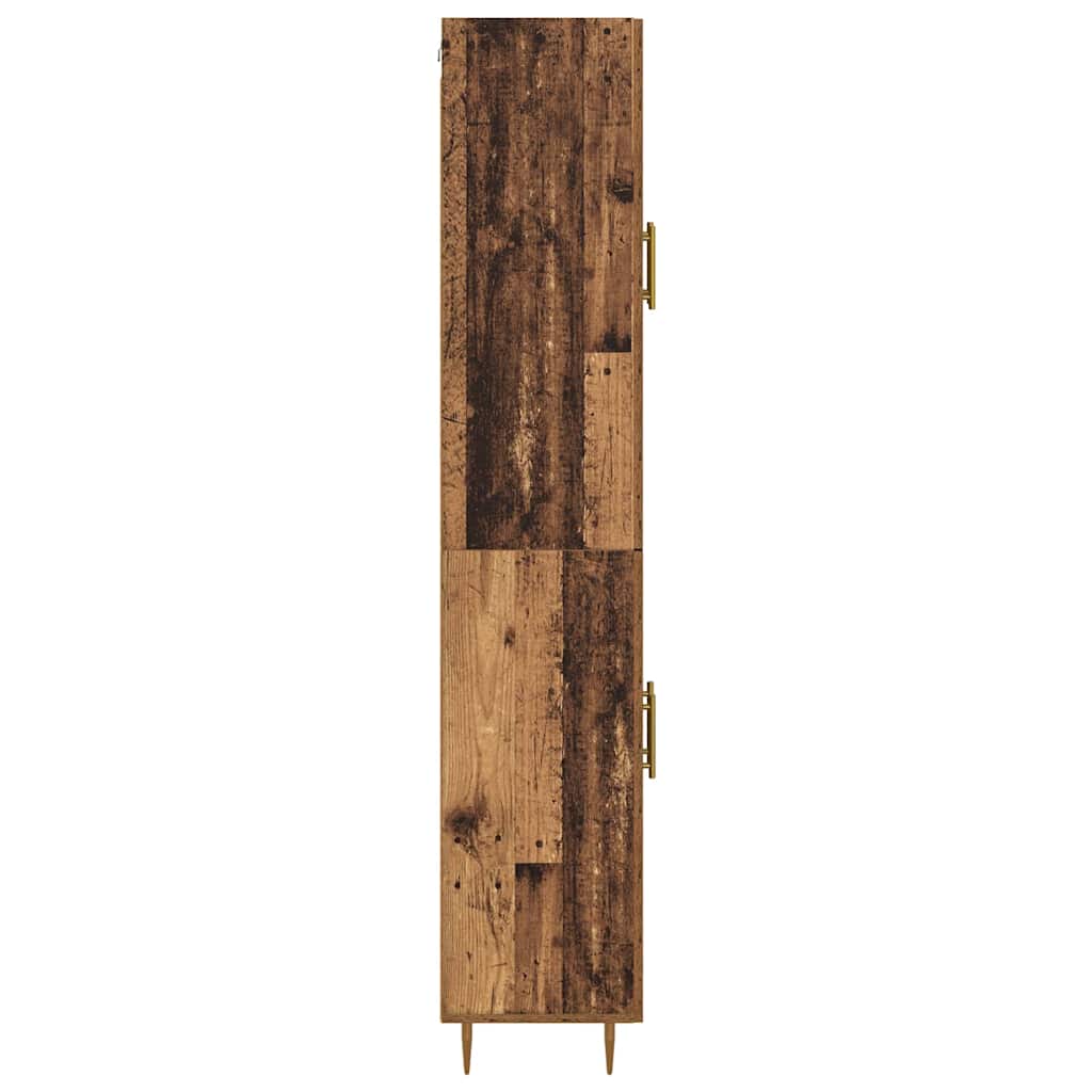 Highboard Old Wood 69.5 x 34 x 180 cm Engineered Wood