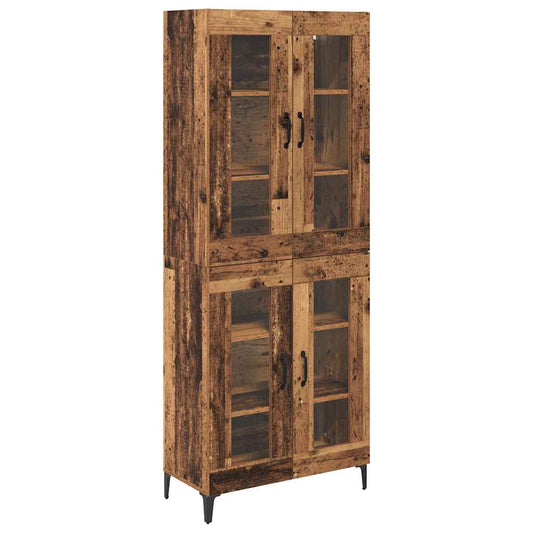 Highboard Old Wood 69.5 x 34 x 180 cm Engineered Wood