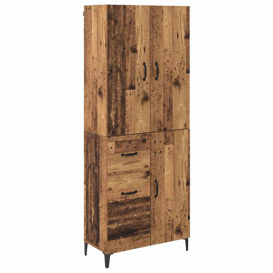 Highboard Old Wood 69.5 x 34 x 180 cm Engineered Wood