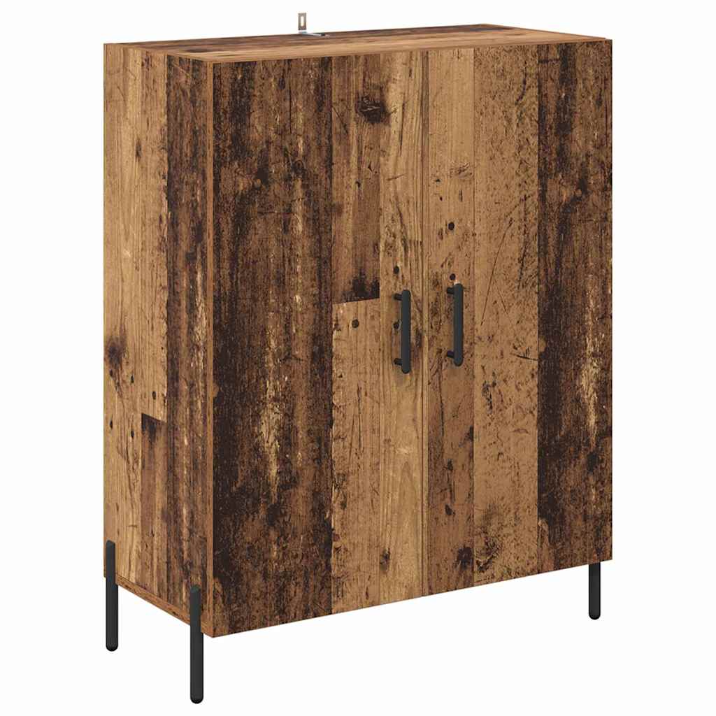 Highboard Old Wood 69.5 x 32.5 x 180 cm Engineered Wood