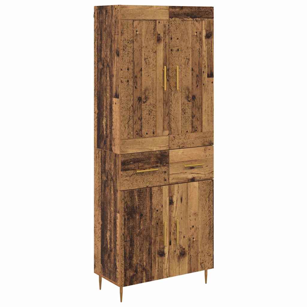 Highboard Old Wood 69.5 x 34 x 180 cm Engineered Wood