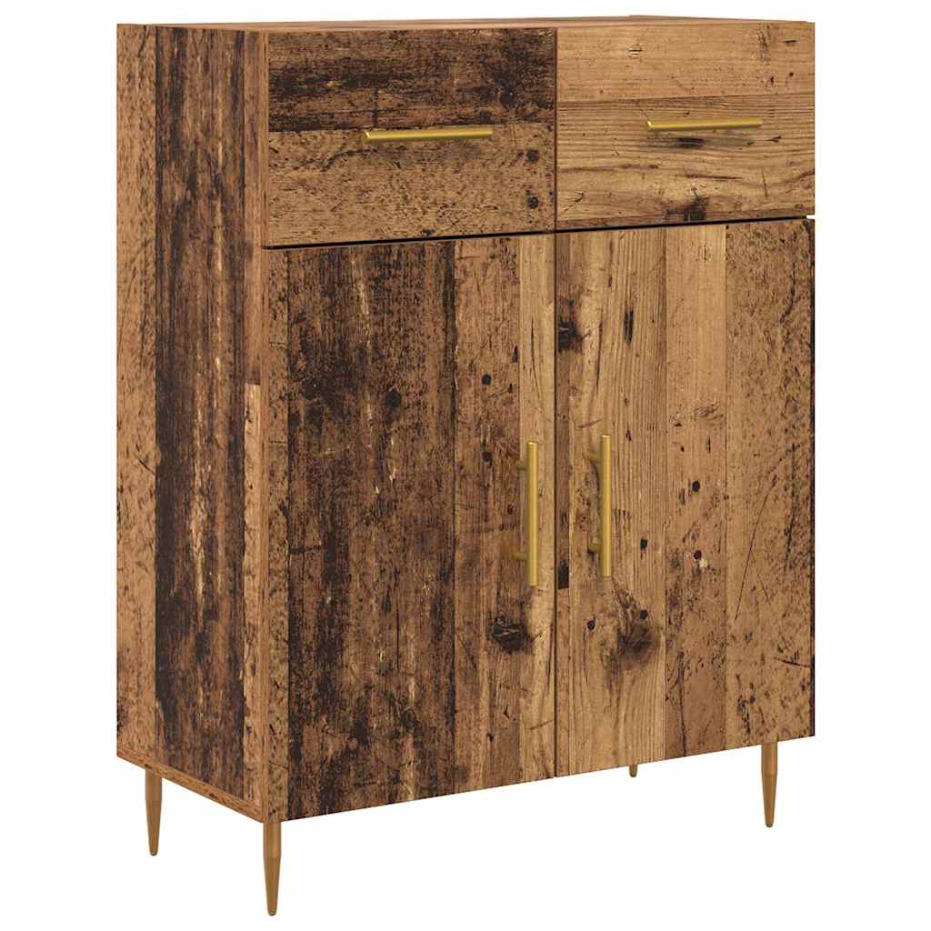Highboard Old Wood 69.5 x 34 x 180 cm Engineered Wood