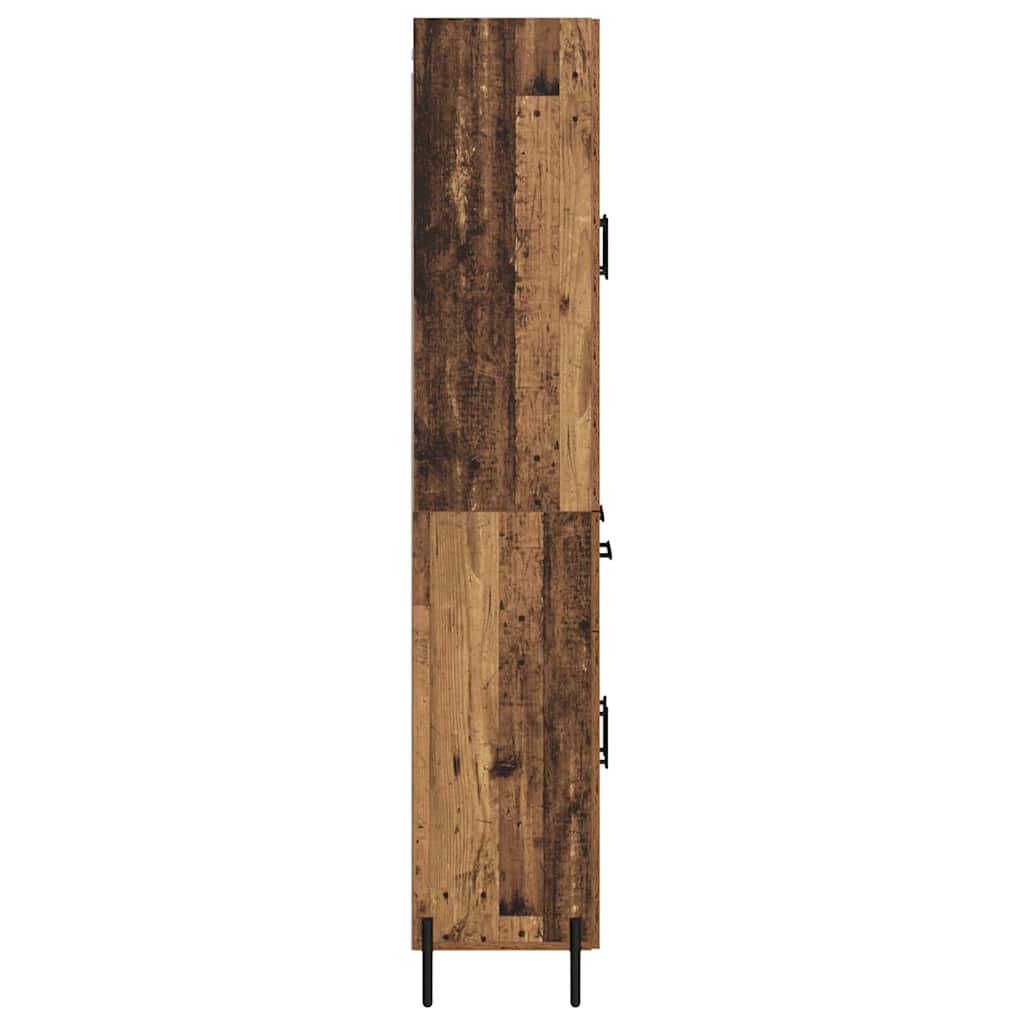 Highboard Old Wood 69.5 x 34 x 180 cm Engineered Wood