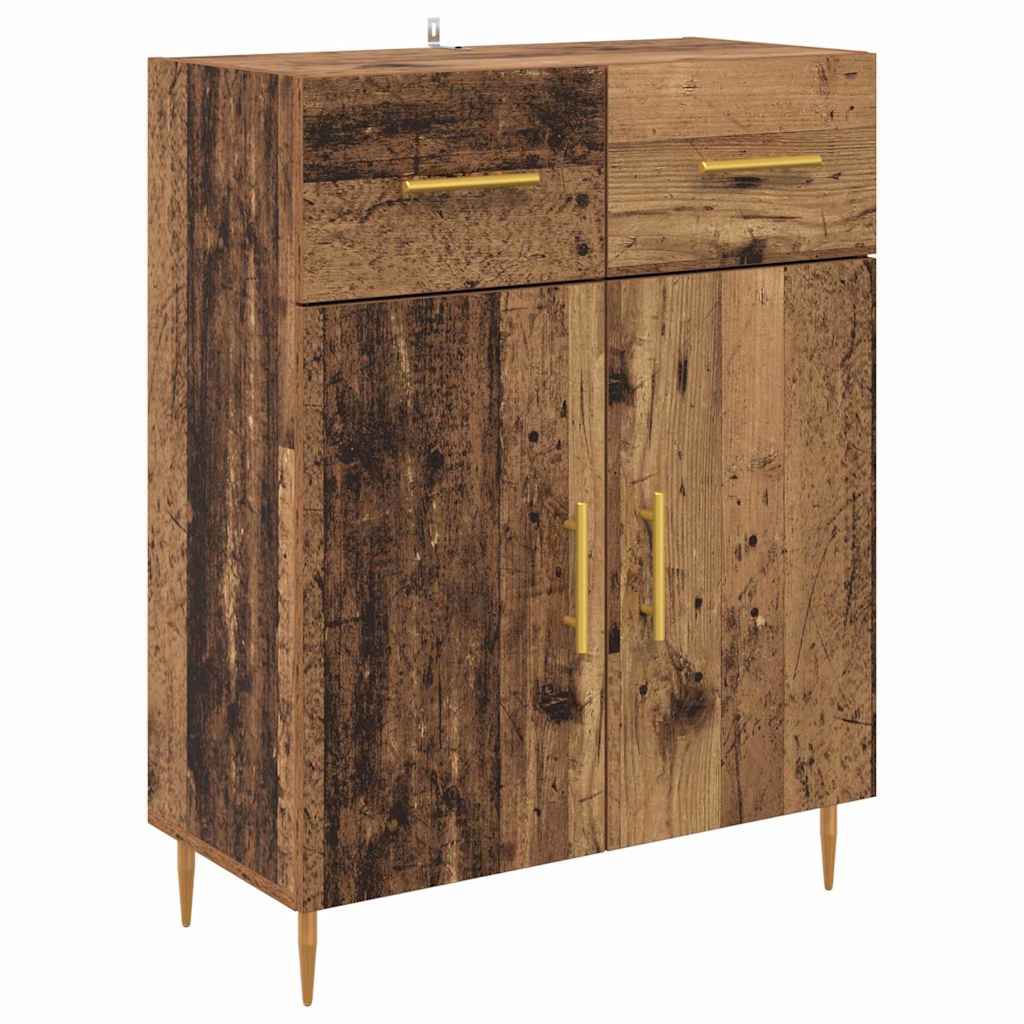 Highboard Old Wood 69.5 x 34 x 180 cm Engineered Wood