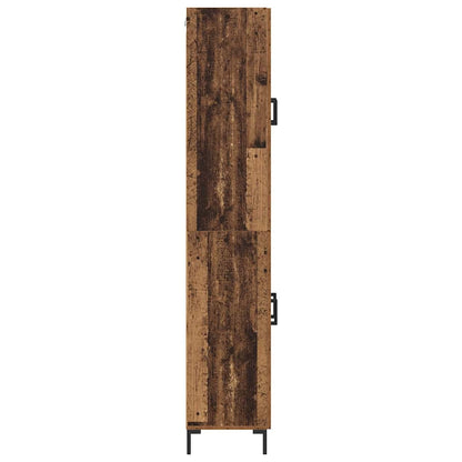 Highboard 2 pcs Old Wood Engineered Wood