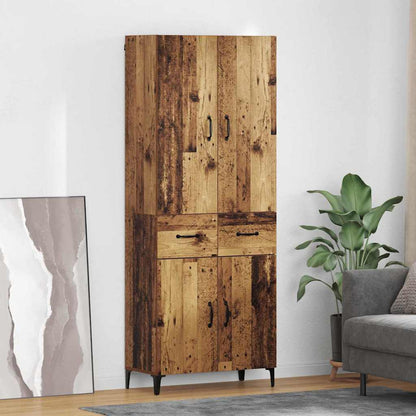 Highboard Old Wood 69.5 x 34 x 180 cm Engineered Wood