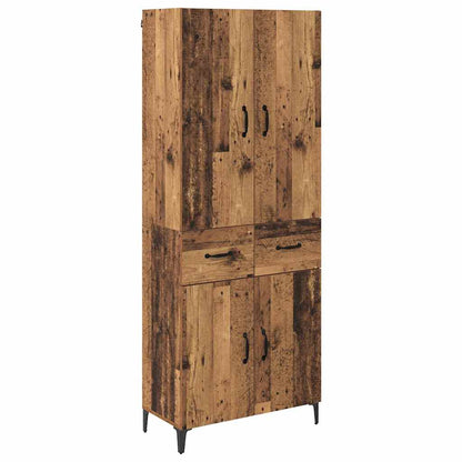 Highboard Old Wood 69.5 x 34 x 180 cm Engineered Wood