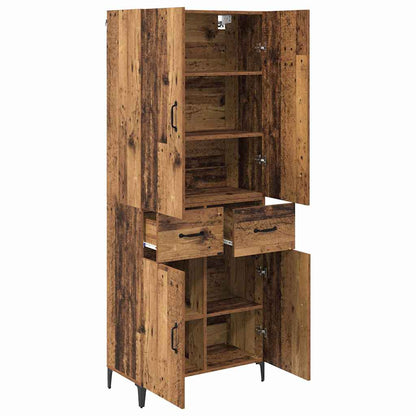 Highboard Old Wood 69.5 x 34 x 180 cm Engineered Wood