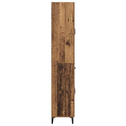 Highboard Old Wood 69.5 x 34 x 180 cm Engineered Wood