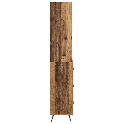 Highboard Old Wood 69.5 x 34 x 180 cm Engineered Wood