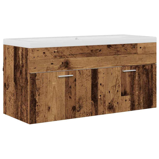 Bathroom Cabinet Old Wood 100 x 38.5 x 46 cm Engineered Wood
