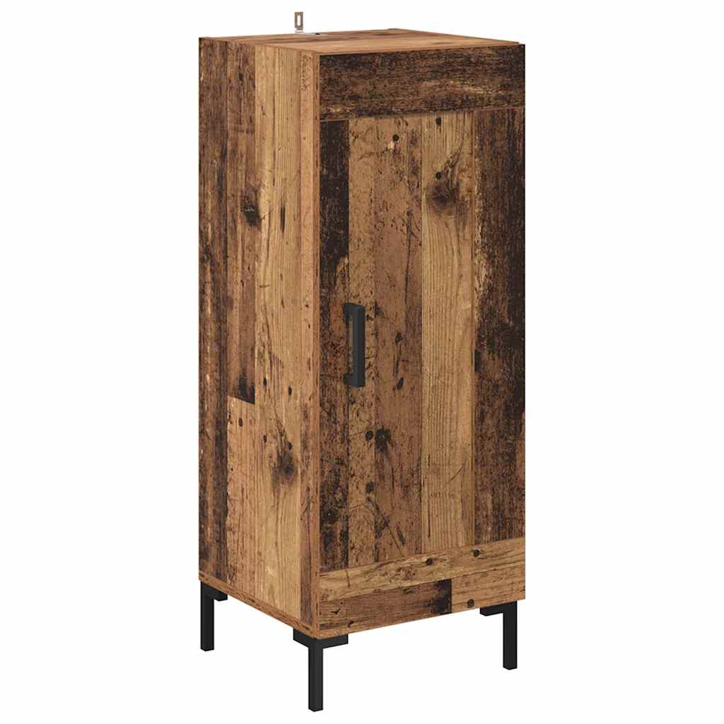 Highboard Old Wood 34.5 x 34 x 180 cm Engineered Wood